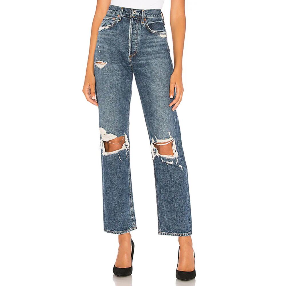 AGOLDE 90s High Rise Loose Fit Jean Psych Wash